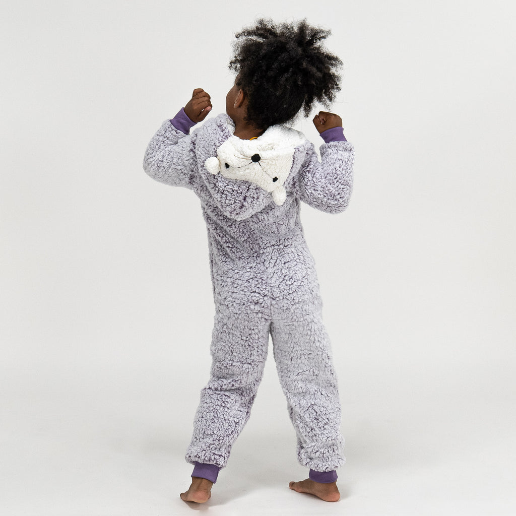 Combinaison Pyjama Polaire pour Enfants, Hérisson 04