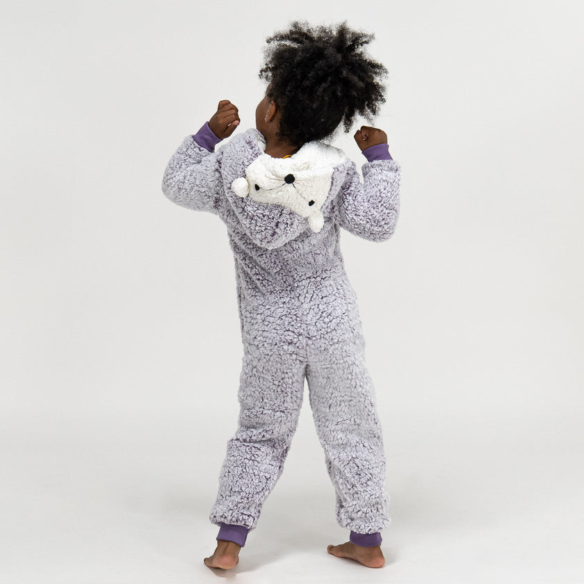 Combinaison Pyjama polaire pour enfants - Oursons, 5-10 ans