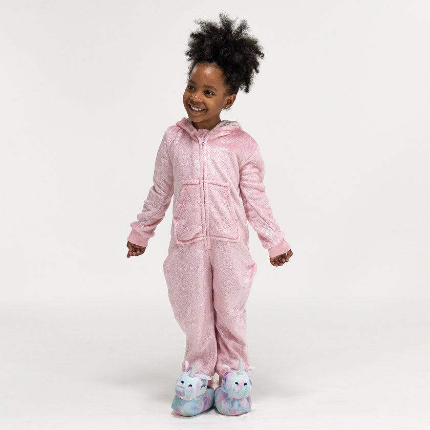 Combinaison Pyjama polaire pour enfants - Lune, 5-10 ans, Bleu / Blanc– Big  Bertha Original FR