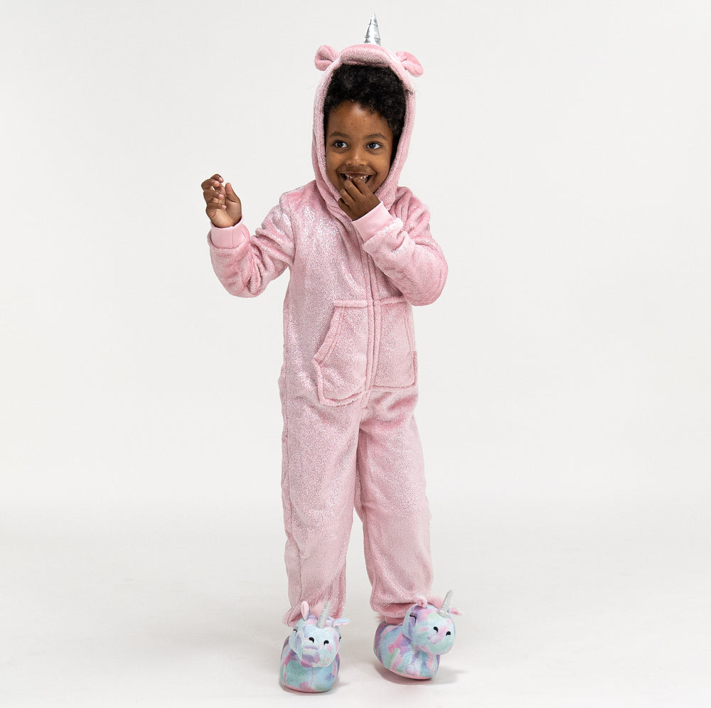 Combinaison Pyjama Polaire pour Enfants, Licorne 01