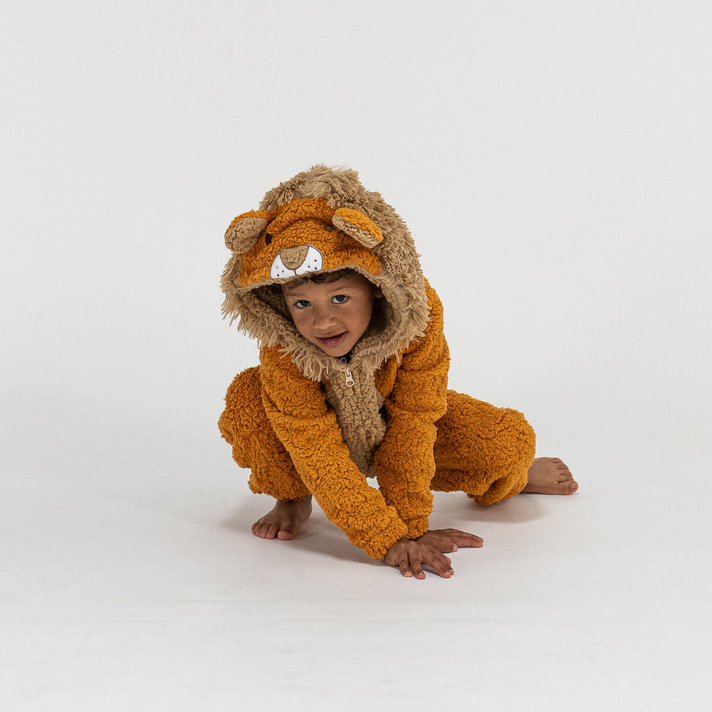 Combinaison Pyjama Polaire pour Enfants, Lion 01