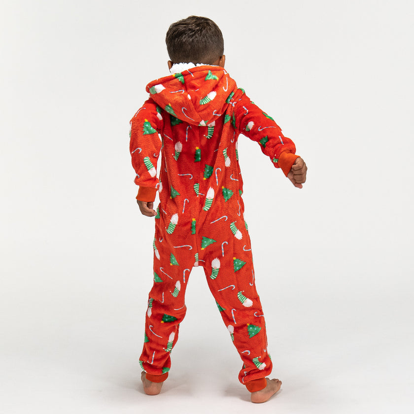 Combinaison Pyjama polaire pour enfants - Hérisson, 5-10 ans