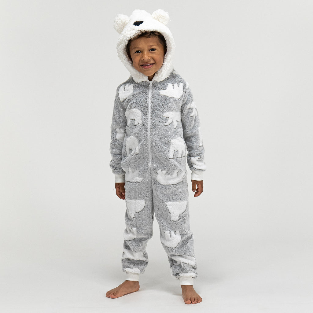 Combinaison Pyjama polaire pour enfants - Hérisson, 5-10 ans