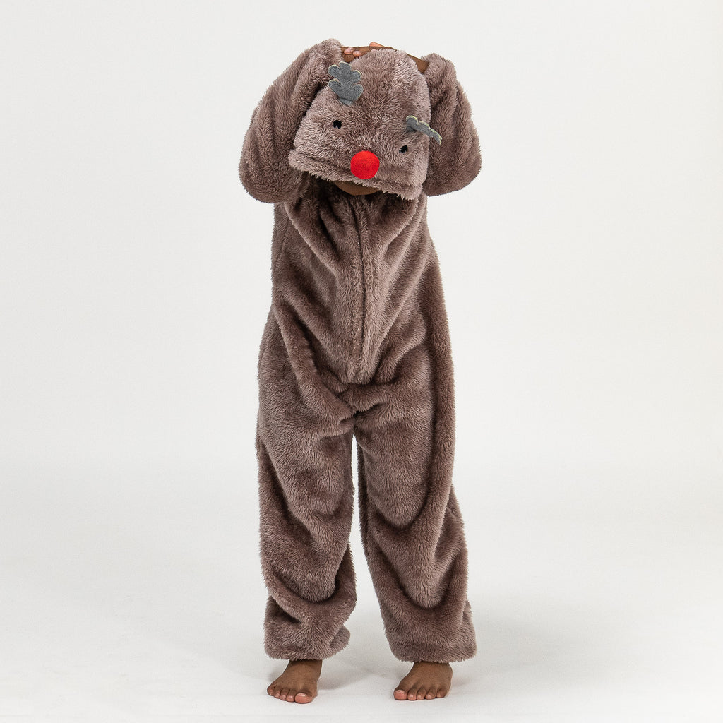 Combinaison Pyjama Polaire pour Enfants, Renne 01