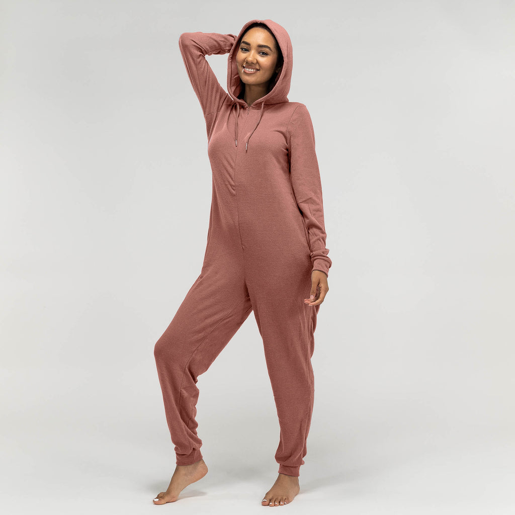 Combinaison Pyjama Rose pour Femmes 02