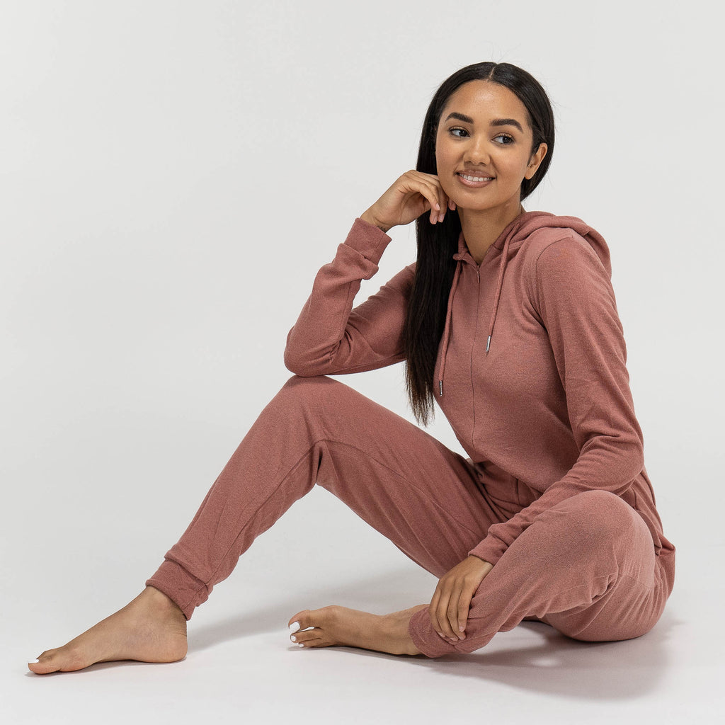 Combinaison Pyjama Rose pour Femmes 04