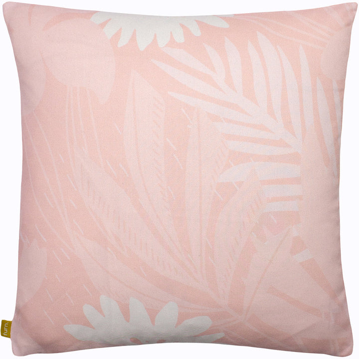 Housse de Coussin 43 x 43cm - Motif Feuilles Tropicales 02