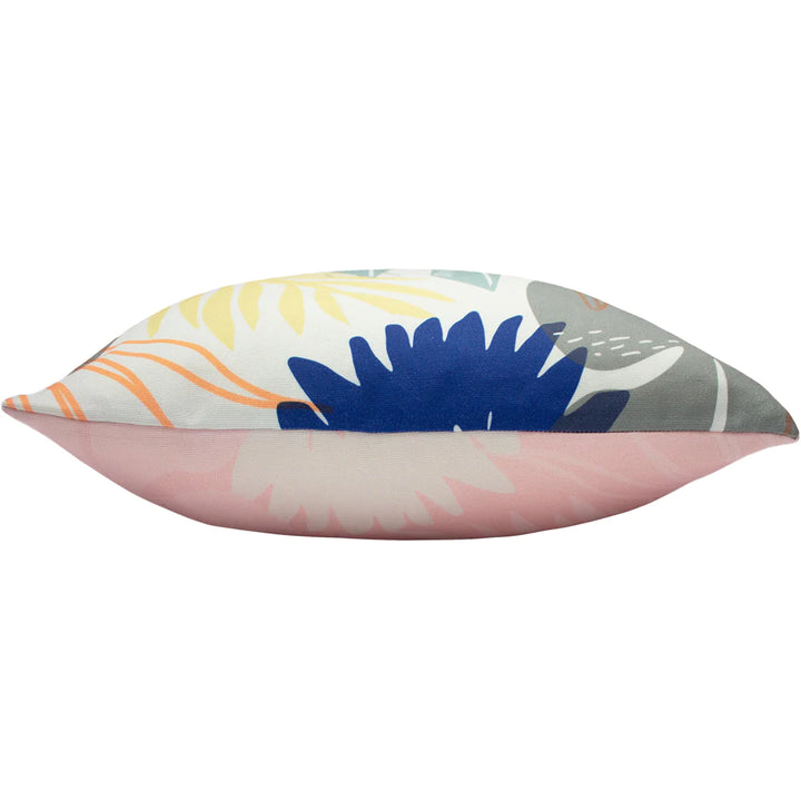 Housse de Coussin 43 x 43cm - Motif Feuilles Tropicales 03