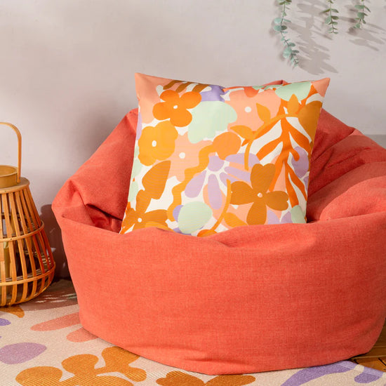 Housse de Coussin Extérieur 43 x 43cm - Motif Floral 04