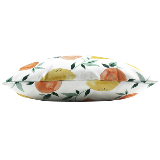 Housse de Coussin Extérieur 43 x 43cm - Motif Fruits Blanc 02