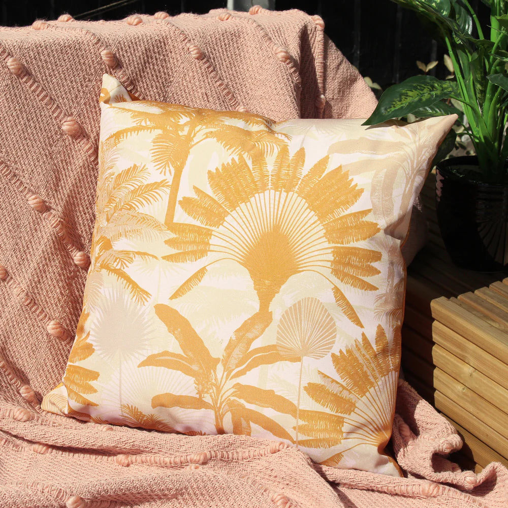 Housse de Coussin Extérieur 43 x 43cm - Motif Palmier 04