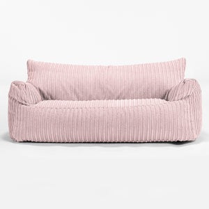 Joséphine Canapé Pouf pour Enfant 1-5 ans - Côtelé Rose