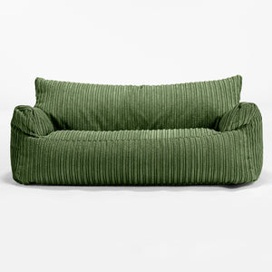 Joséphine Canapé Pouf pour Enfant 1-5 ans - Côtelé Vert Forêt