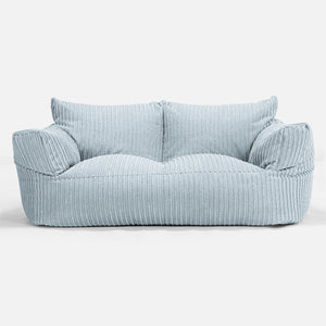Joséphine Canapé Pouf - Côtelé Bébé Bleu