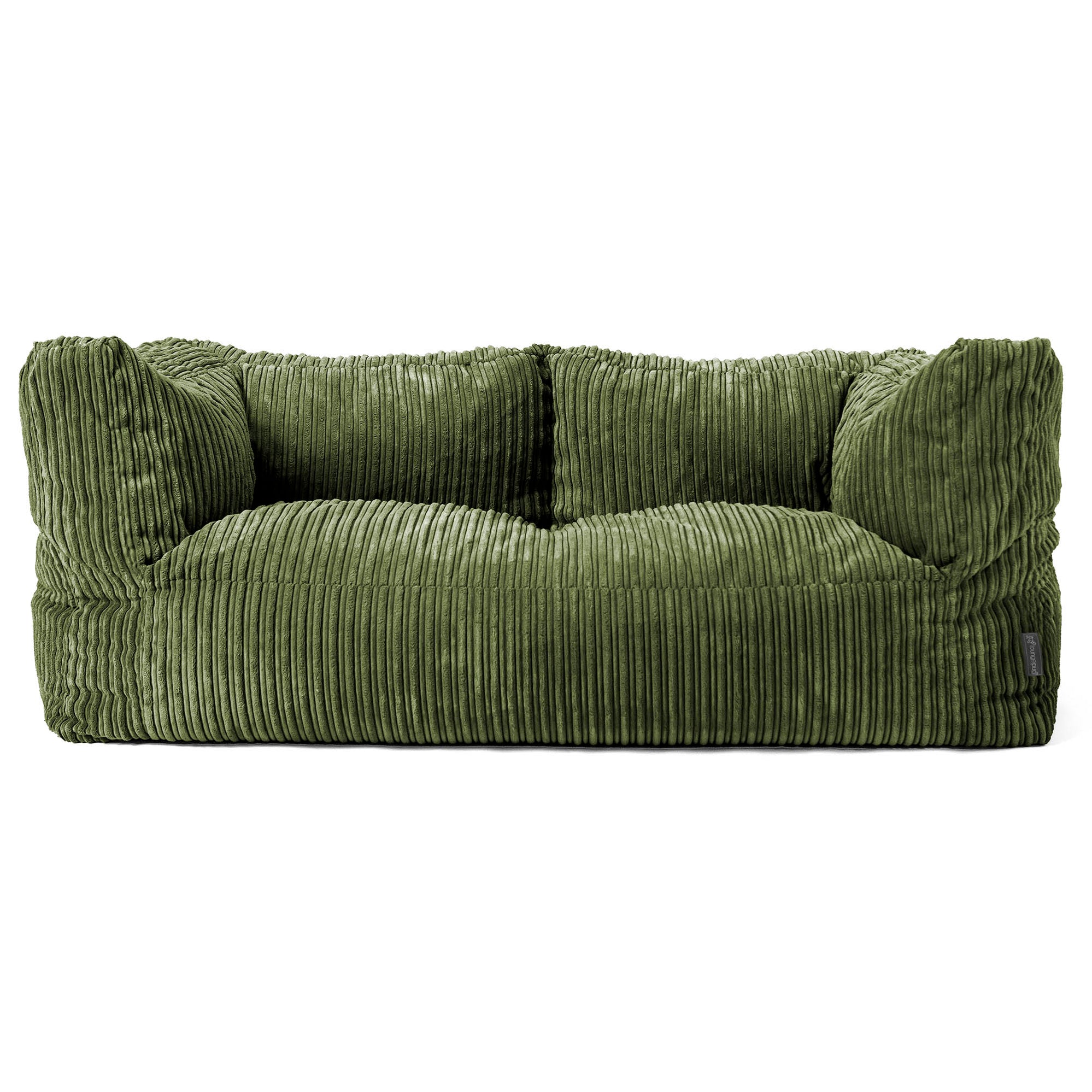 Canapé Pouf Albert 3 places - Cuir Vintage Camel main image 1