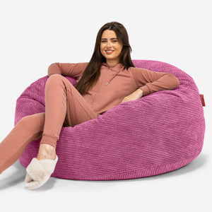 Canapé Pouf Géant Mammouth - Pompon Rose