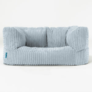 Canapé Enfant Albert 2-6 ans - Côtelé Bébé Bleu
