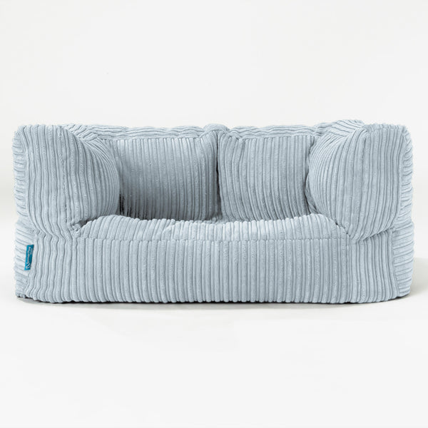 Canapé Enfant Albert 2-6 ans - Côtelé Bébé Bleu 01