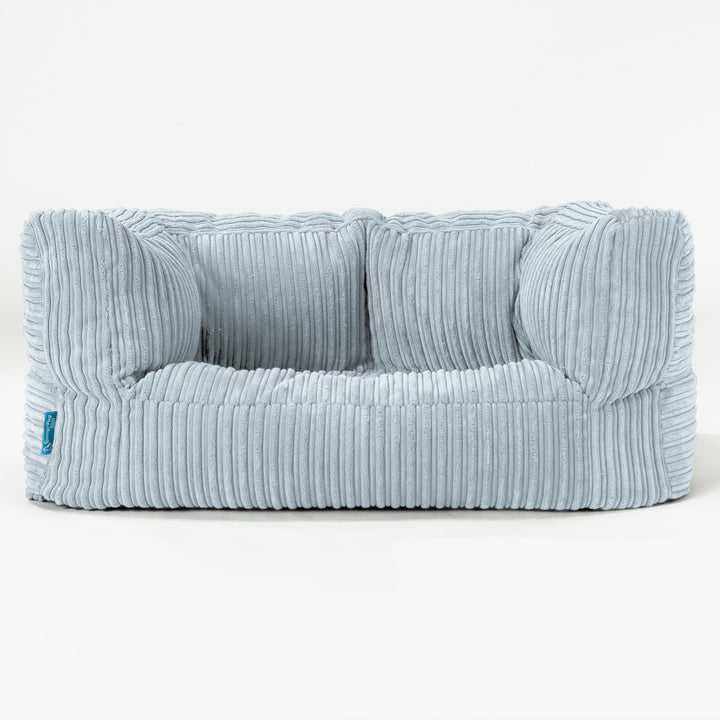 Canapé Enfant Albert 2-6 ans - Côtelé Bébé Bleu 01
