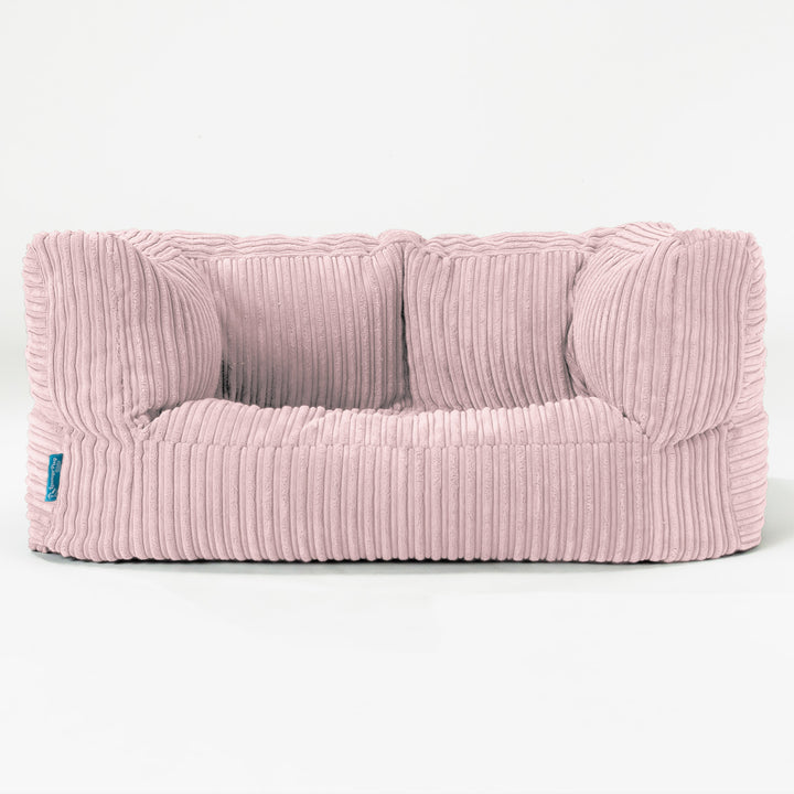 Canapé Enfant Albert 2-6 ans - Côtelé Rose 01