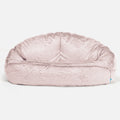 Fausse Fourrure Lapin Rose Pastel