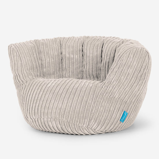 Charles Vintish Pouf pour Enfants 2-6 ans - Côtelé Ivoire 02