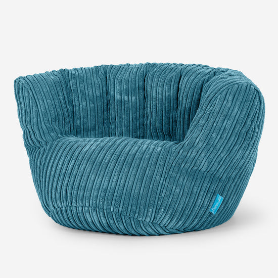 Charles Vintish Pouf pour Enfants 2-6 ans - Côtelé Mer Égée 02