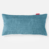 Coussin Rectangulaire Géant 40 x 80cm - Côtelé Mer Égée 01