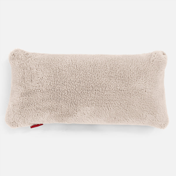 CloudSac 50 Coussin Géant à Mémoire de Forme 40 x 80cm - Fausse Fourrure Nounours Vison 01