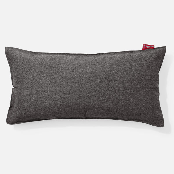 CloudSac 50 Coussin Géant à Mémoire de Forme 40 x 80cm - Interalli Laine Gris 01
