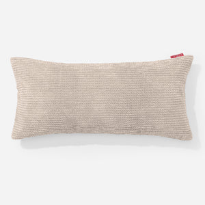 Housse de Coussin Rectangulaire Géant 40 x 70cm - Pompon Crème