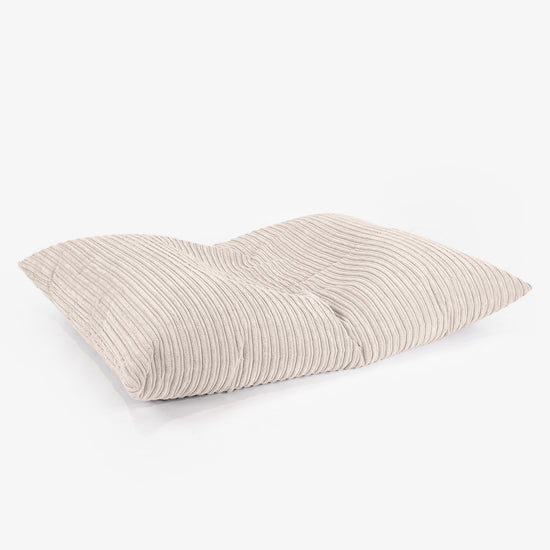 Gros Pouf Enfant 2-14 ans - Côtelé Ivoire 03