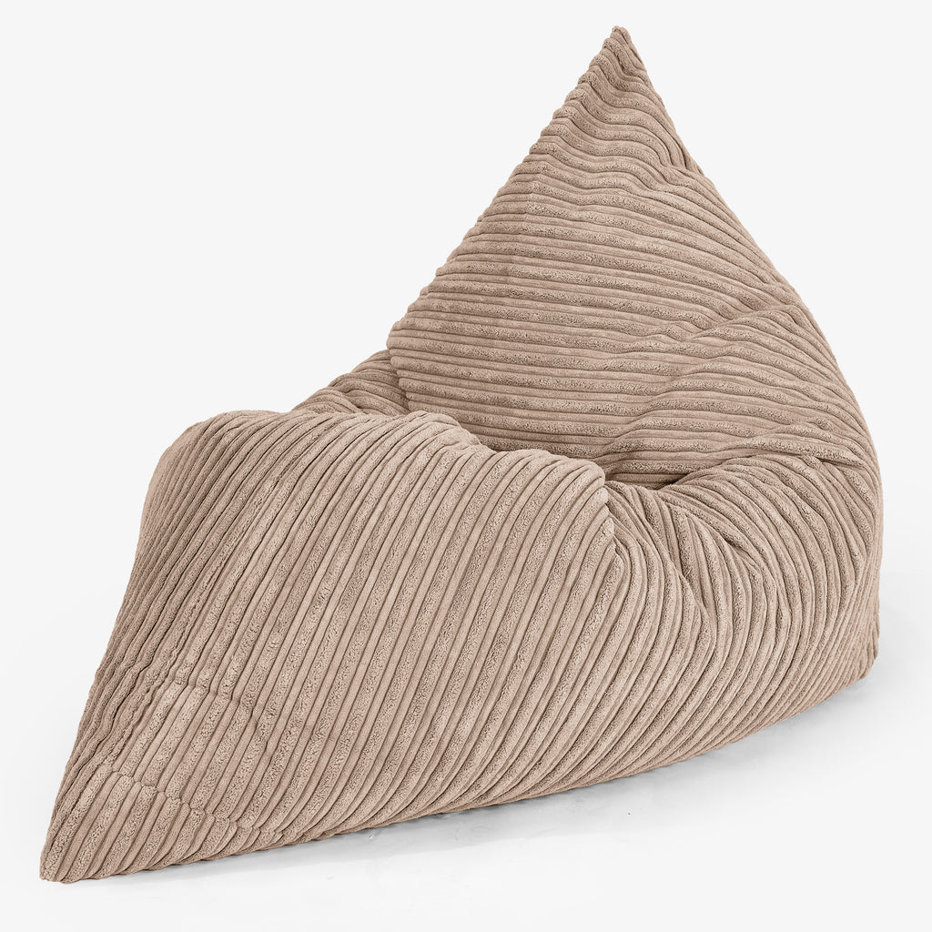 Gros Pouf Enfant 2-14 ans - Côtelé Sable 02