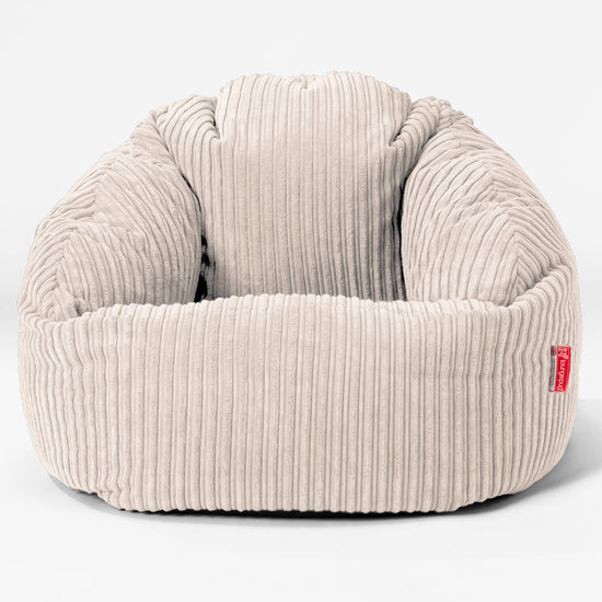 Pouf Chaise Bubble - Côtelé Ivoire 01