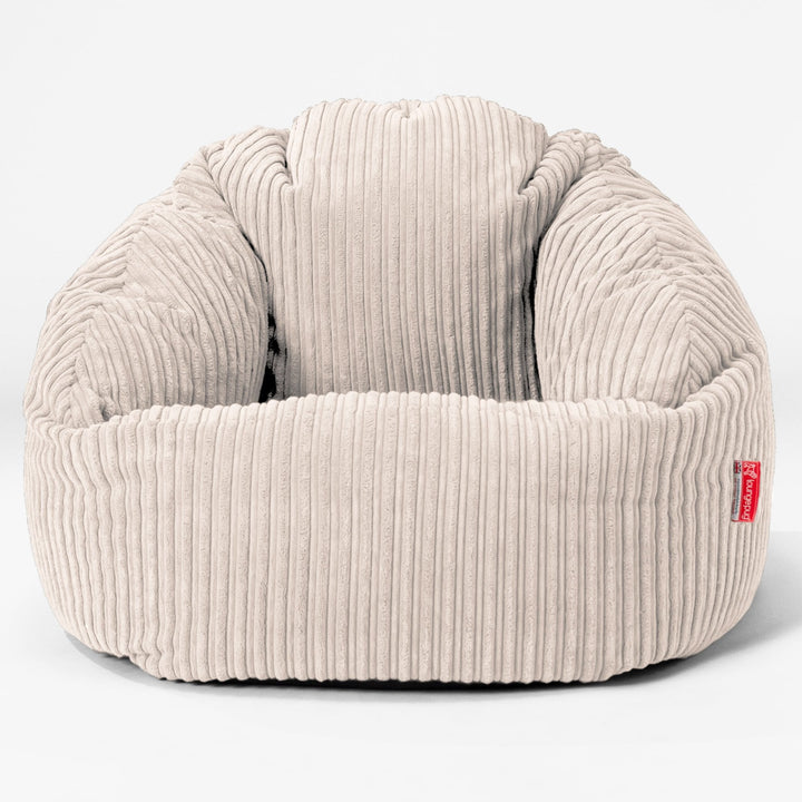Pouf Chaise Bubble - Côtelé Ivoire 01