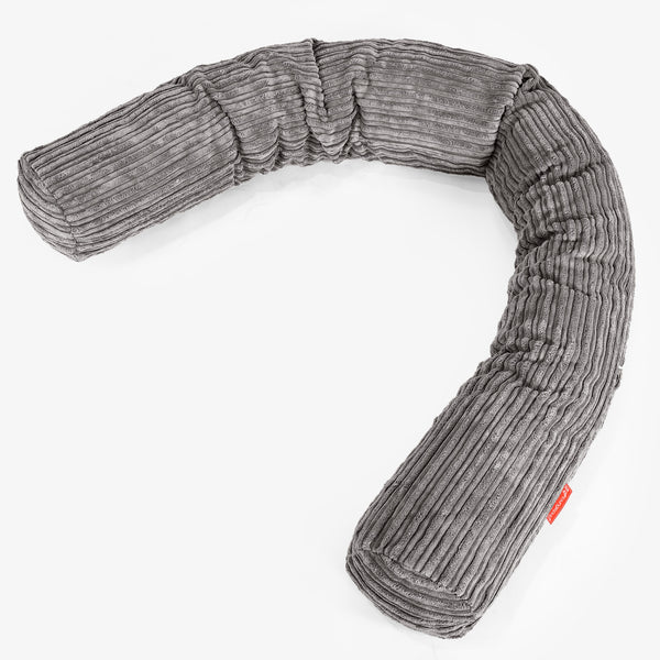 Traversin C150-L, Memoire De Forme - Côtelé Anthracite 01