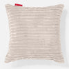 Coussin 47 x 47cm - Côtelé Ivoire 01