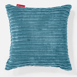 Housse de Coussin 47 x 47cm - Côtelé Mer Égée