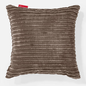 Housse de Coussin 47 x 47cm - Côtelé Moka