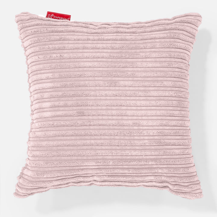 Coussin 47 x 47cm - Côtelé Rose 01