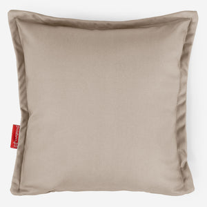 Housse de Coussin 47 x 47cm - Cuir Végan Ivoire