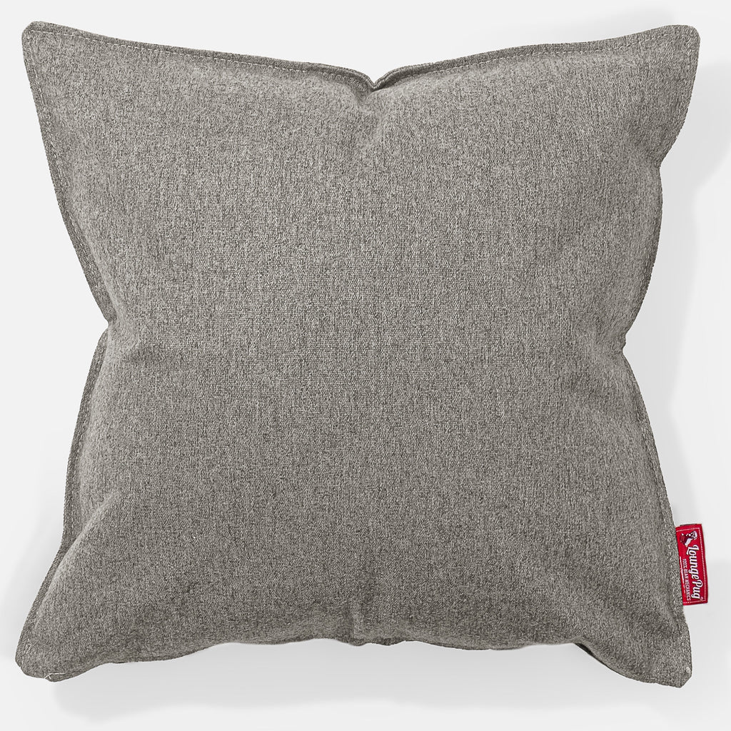 Coussin 47 x 47cm - Interalli Laine Argent 01