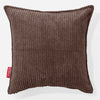 Coussin 47 x 47cm - Pompon Chocolat 01