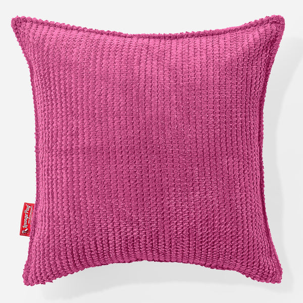 Coussin 47 x 47cm - Pompon Rose 01