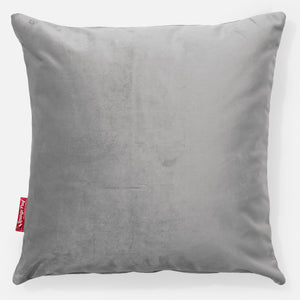 Housse de Coussin 47 x 47cm - Velours Argent