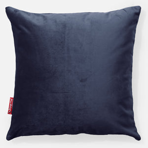 Housse de Coussin 47 x 47cm - Velours Bleu Marine