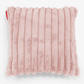 Velours Côtelé Ultra Pelucheux Rose Pastel