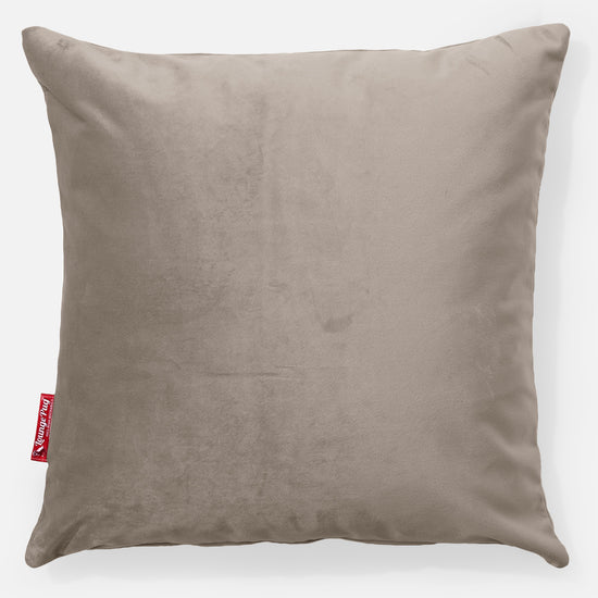 Coussin 47 x 47cm - Velours Vison 01