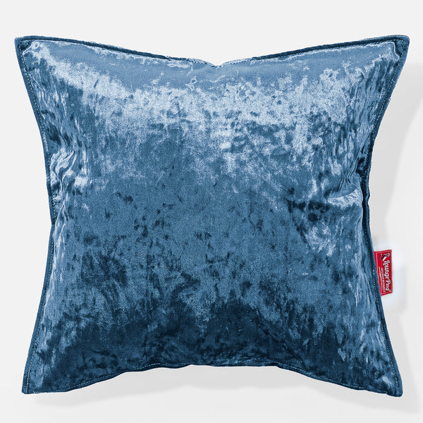 Coussin 47 x 47cm - Vintage Velours Mer Égée 01
