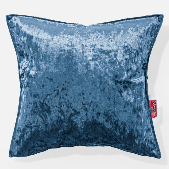Grand Coussin 70 x 70cm - Vintage Velours Mer Égée 01